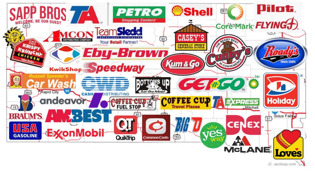 Convenience-store profile graphic for South Dakota