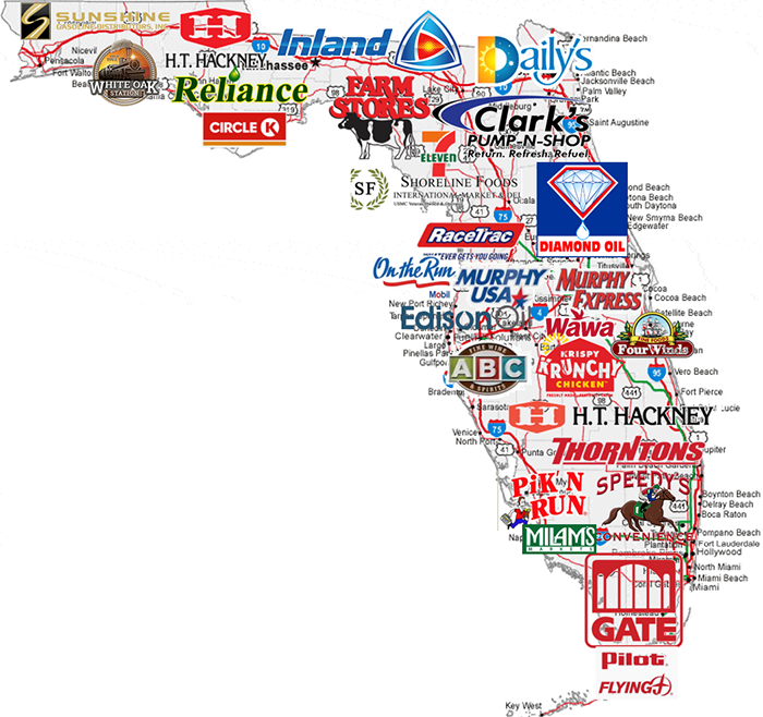 Convenience-store profile graphic for Florida