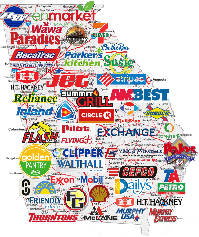 Convenience-store profile graphic for Georgia