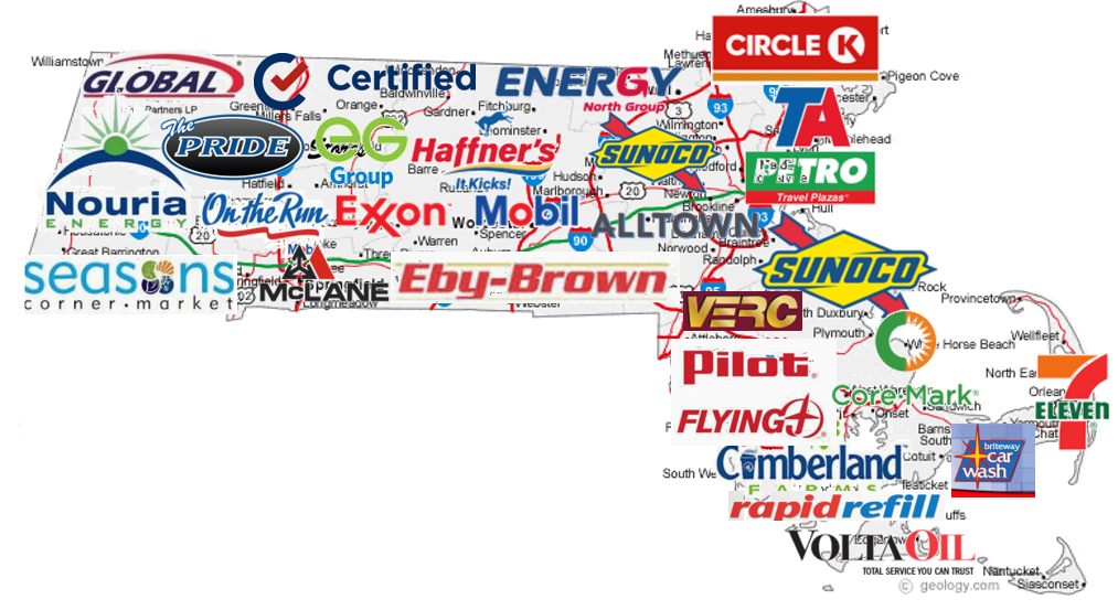 Convenience-store profile graphic for Massachusetts
