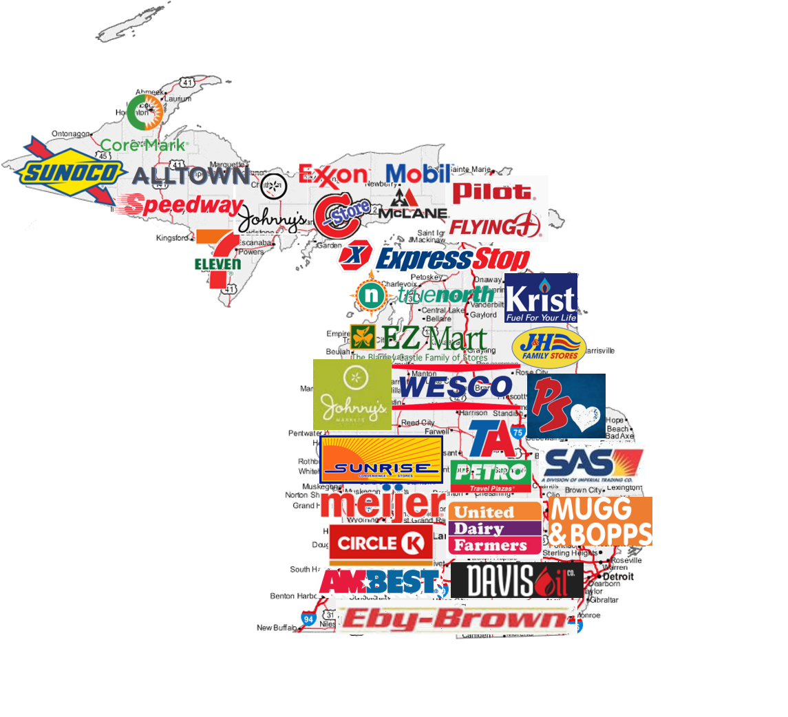 Convenience-store profile graphic for Michigan