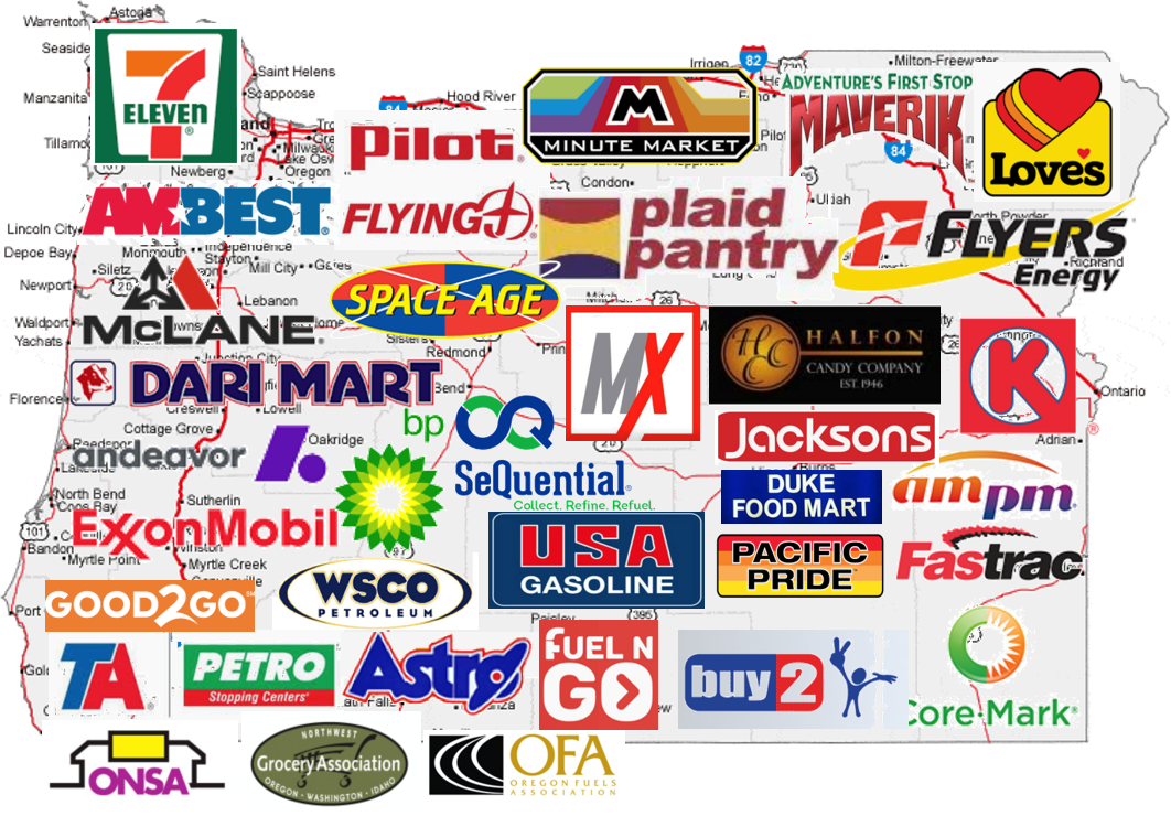 Convenience-store profile graphic for Oregon