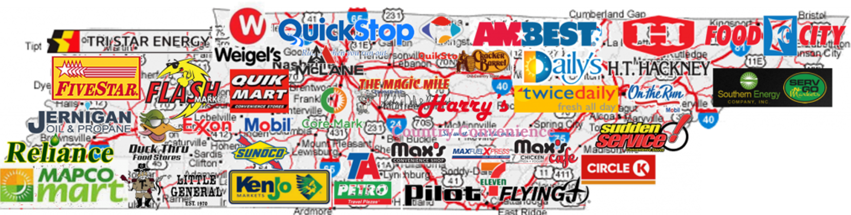 Convenience-store profile graphic for Tennessee