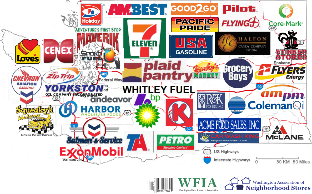 Convenience-store profile graphic for Washington
